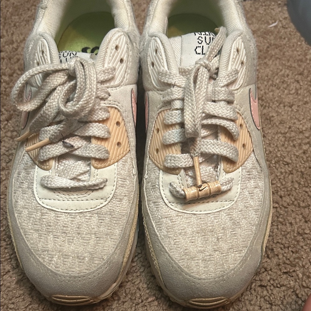 Nike Beige and Pink sun club air max